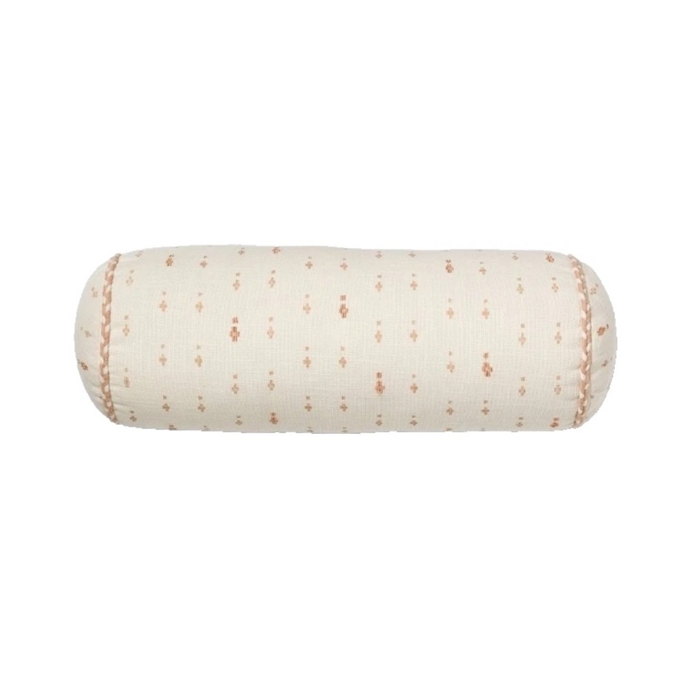Threshold Geo Print Peach & Cream
Color Bolster Pillow 18" L & 7" D